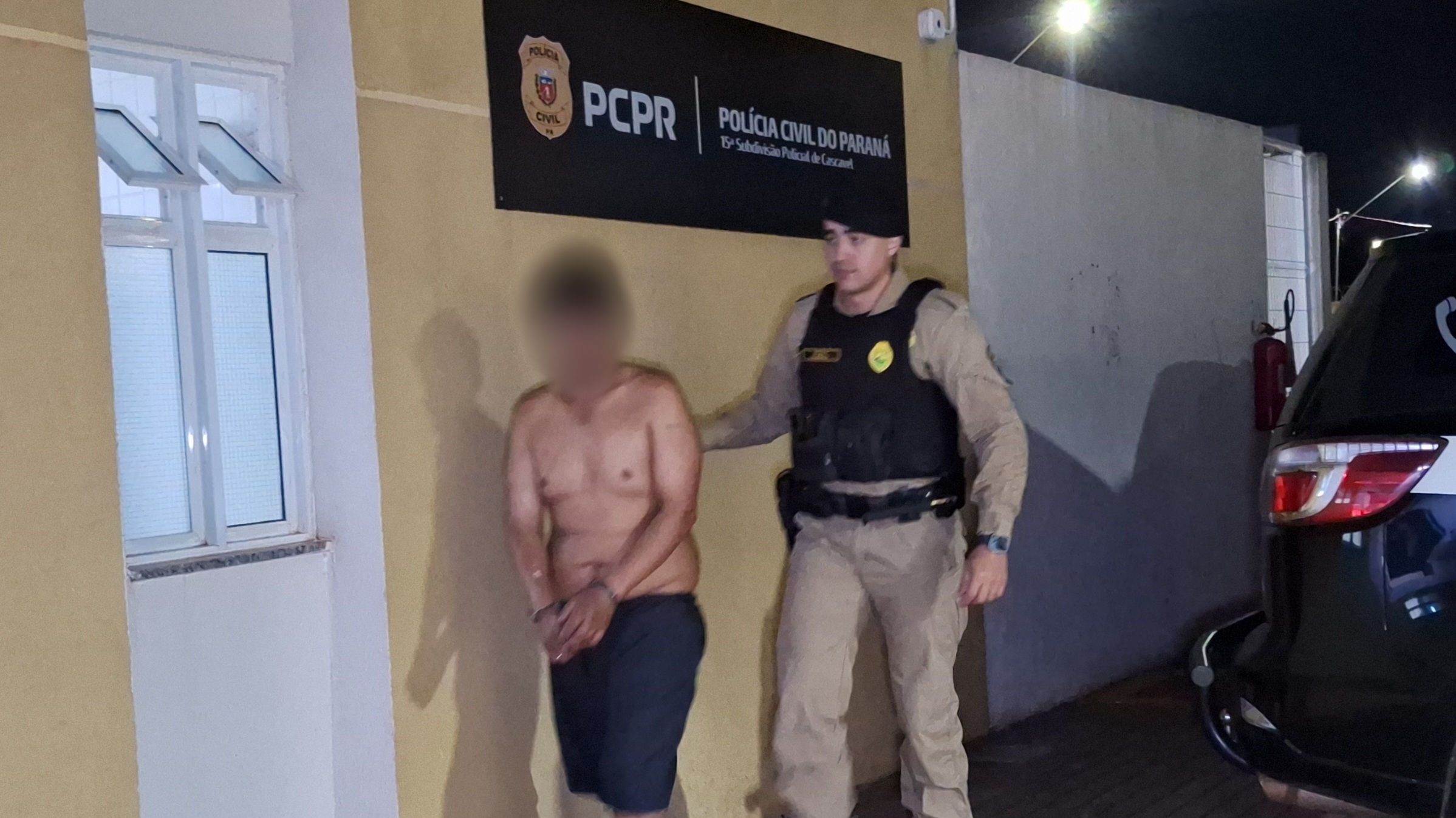 Homem é encaminhado à Central de Flagrantes após agredir companheira em Boa Vista da Aparecida