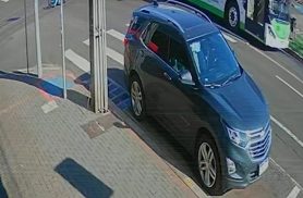 Vídeo mostra parte de acidente que matou mulher no Centro de Cascavel