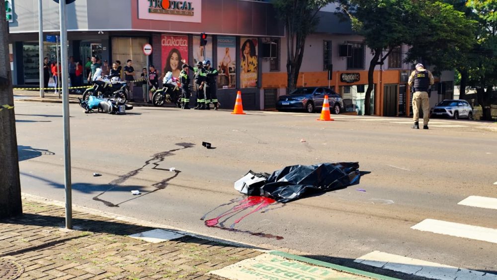 Imagem referente a Identificada mulher que morreu em acidente entre moto e ônibus: Liliane de Carvalho