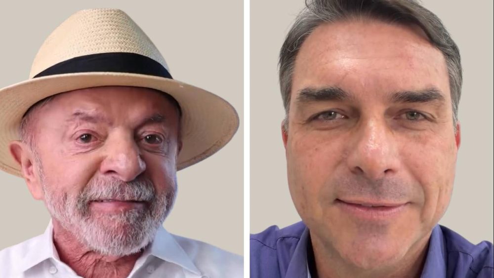 Imagem referente a Pesquisa Quaest: Lula tem 39% e Flávio Bolsonaro, 34% no 1º turno