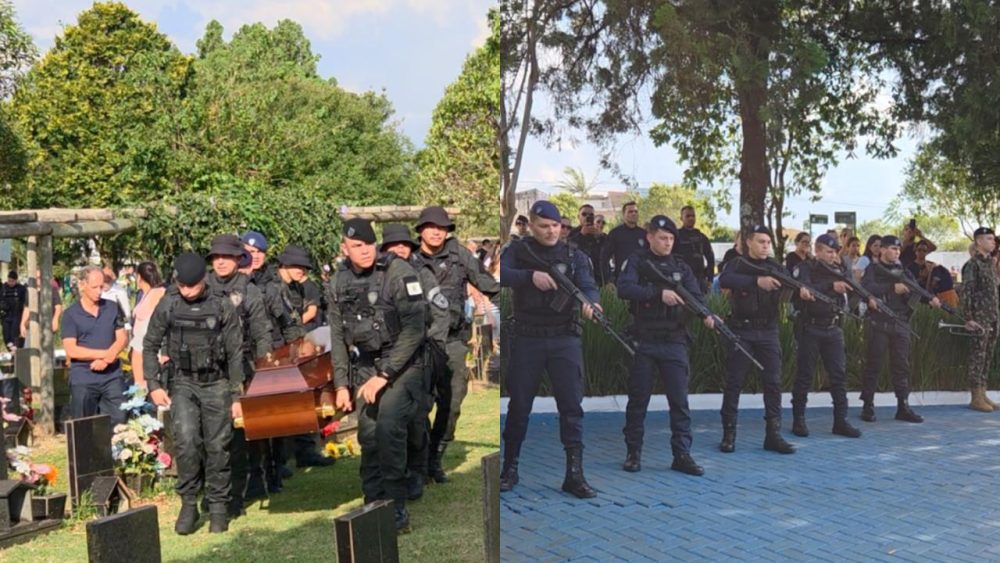 Imagem referente a GM Wando Branco é sepultado em Cascavel