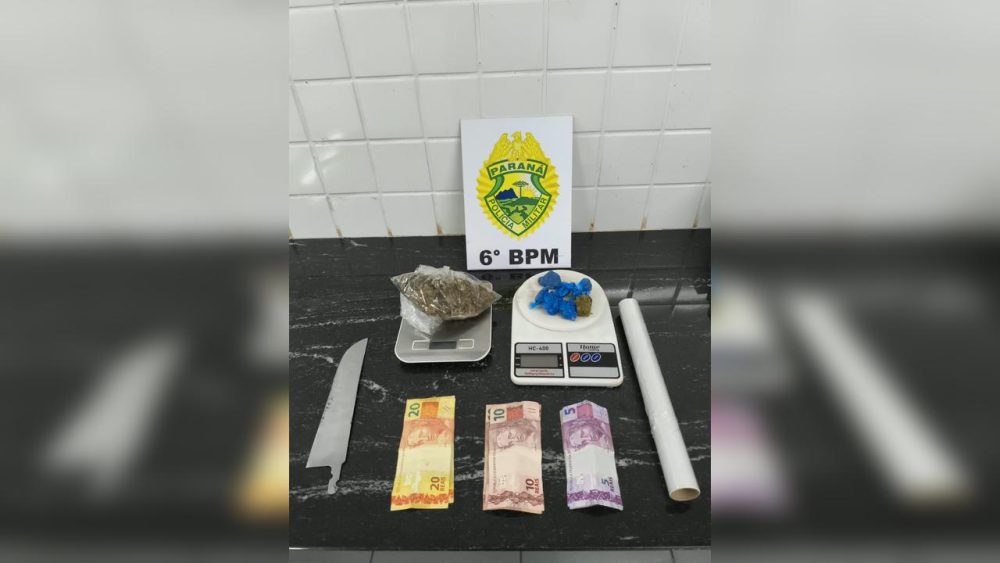 Imagem referente a Polícia Militar encontra drogas em apartamento no Floresta e homem é preso