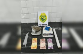 Polícia Militar encontra drogas em apartamento no Floresta e homem é preso Polícia Militar encontra drogas em apartamento no Floresta e homem é preso