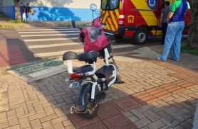 Acidente com veículos elétricos em Cascavel deixa mulher ferida no bairro Maria Luiza Acidente com veículos elétricos em Cascavel deixa mulher ferida no bairro Maria Luiza