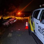 Imagem relativa a Capotamento na PR-323 deixa dois feridos entre Perobal e Umuarama