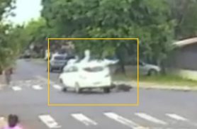 Vídeo de câmera mostra novo ângulo de pancada entre Biz e Onix
