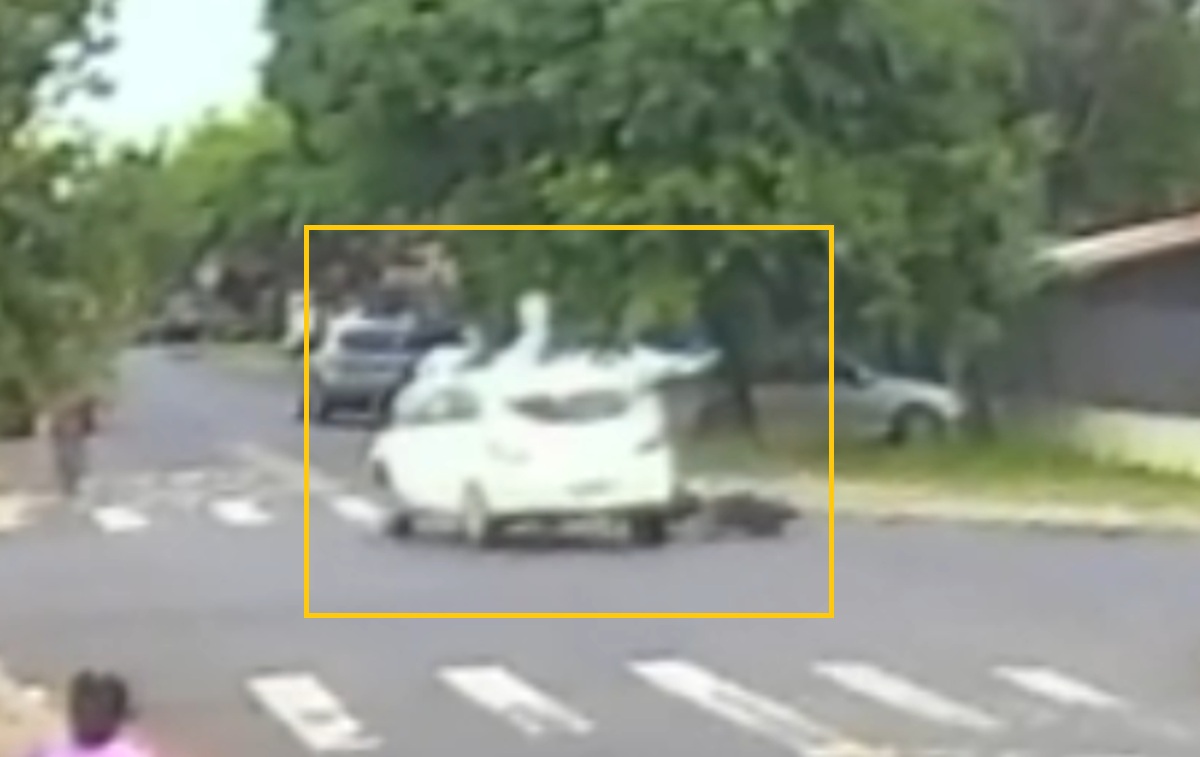 Vídeo de câmera mostra novo ângulo de pancada entre Biz e Onix