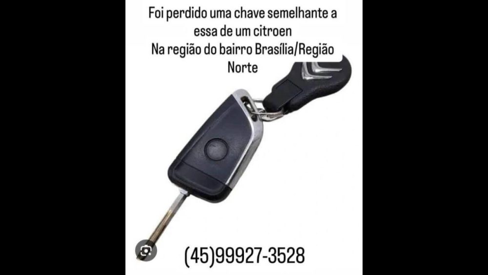 Foi perdido uma chave no bairro Brasília Imagem referente a Foi perdido uma chave no bairro Brasília