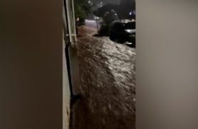 Temporal provoca alagamentos e moradores relatam bocas de lobo entupidas no Bairro Melissa