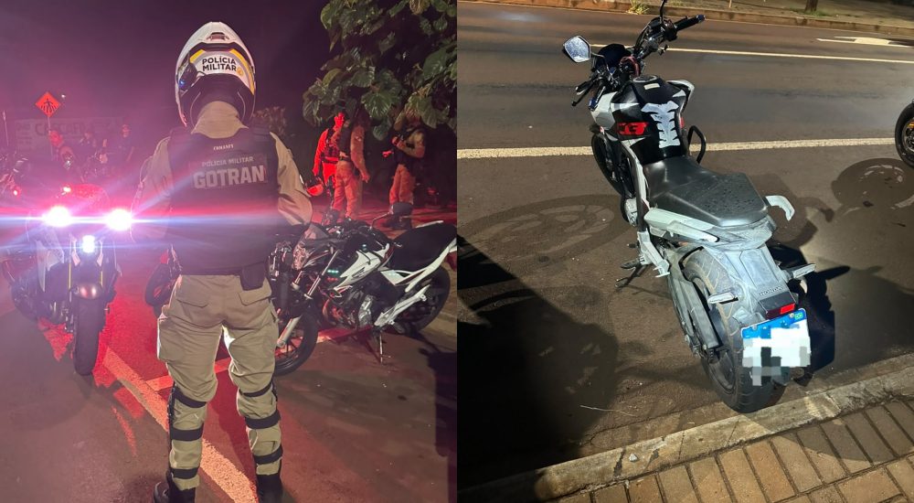 Imagem referente a Motocicleta com 96 infrações e R$ 27 mil em débitos é apreendida em Cascavel