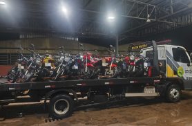 GOTRAN aborda 82 pessoas e recolhe 12 motos durante operação em Cascavel