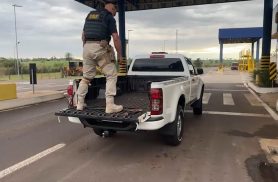 PRF apreende haxixe oculto em caminhonete na BR-487, em Alto Paraíso