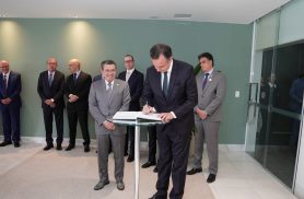 Rodrigo Pacheco toma posse como ministro do TCU