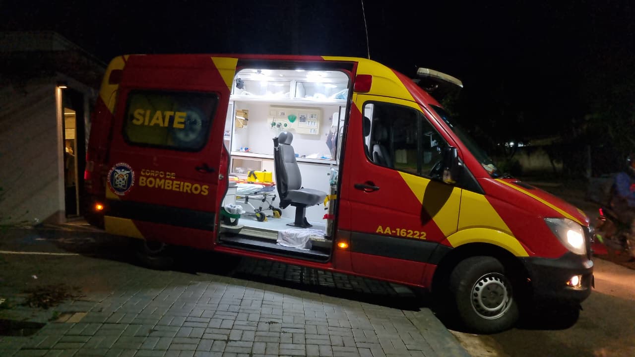 Idosa de 81 anos fica ferida após sofrer queda no bairro São Cristóvão, em Cascavel