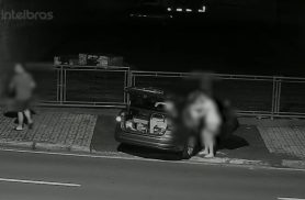 Ilegal ou imoral? Casal é flagrado descartando lixo em caçamba alheia em Cascavel