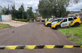 Homem em surto e abstinência é contido pela PM após ex-companheira acionar socorro em Cascavel