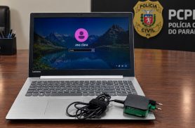Polícia Civil recupera notebook Lenovo com usuário “Ana Clara” na tela de login