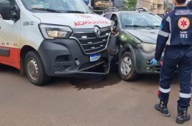Consamu se manifesta após acidente envolvendo ambulância no Centro de Cascavel