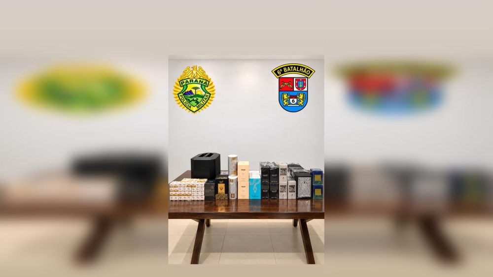 Medicamentos e perfumes são apreendidos durante abordagem na Rodoviária de Cascavel Imagem referente a Medicamentos e perfumes são apreendidos durante abordagem na Rodoviária de Cascavel