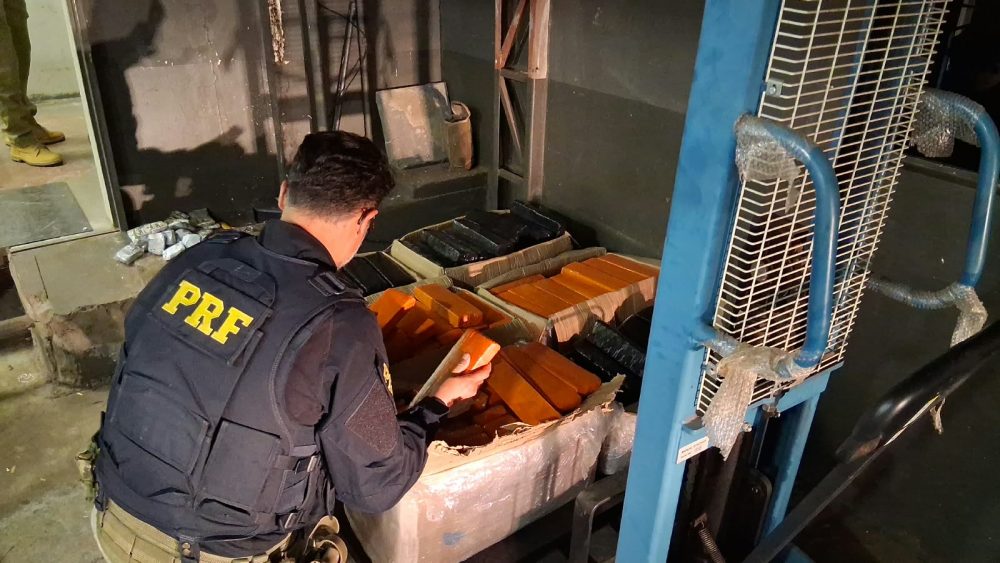 Imagem referente a PRF divulga números da apreensão na BR-277 em Cascavel: quase 250 kg de maconha e haxixe