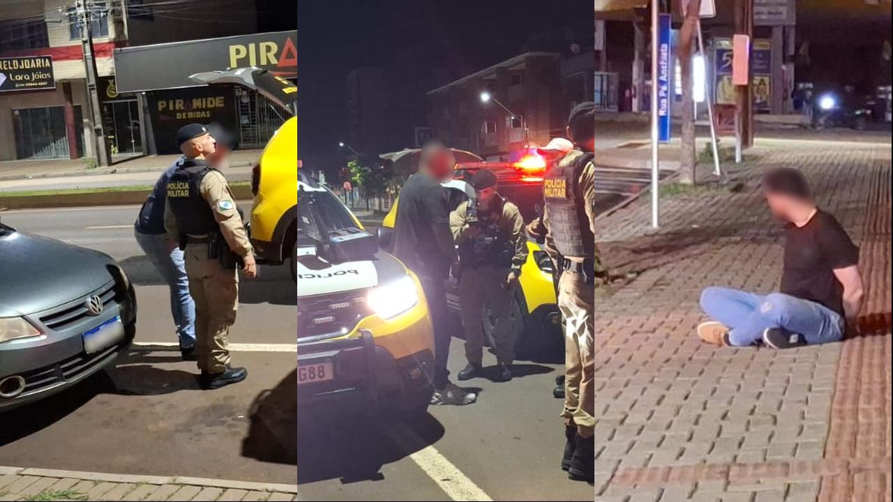 Confusão após discussão em bar termina com quatro encaminhados e arma apreendida em Cascavel