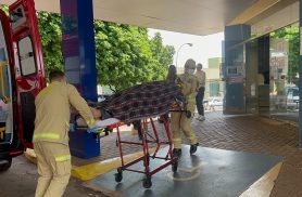 Homem é encaminhado ao HUOP após sofrer acidente com máquina em empresa no XIV de Novembro