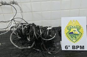 Homem é detido com 20 metros de fios de cobre no São Cristóvão