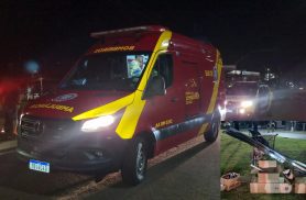 Atropelamento deixa homem ferido na Avenida Tancredo Neves, no Bairro Alto Alegre