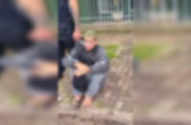 “É da quebrada do Santa”: Vídeo mostra suspeito de furto sendo cercado pela população