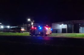 Incêndio ambiental assusta ao atingir área próxima a placas solares na BR-163 em Cascavel