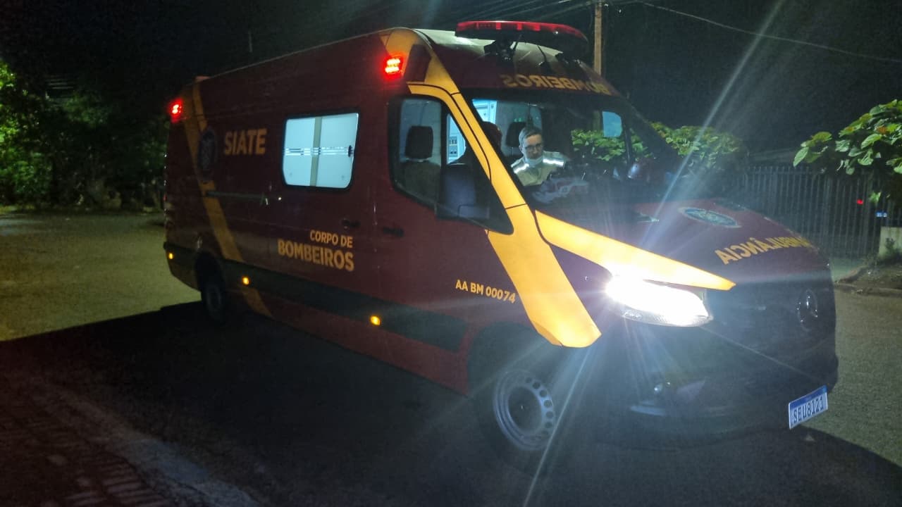 Idoso fica ferido após cair de bicicleta no bairro Brasília, em Cascavel