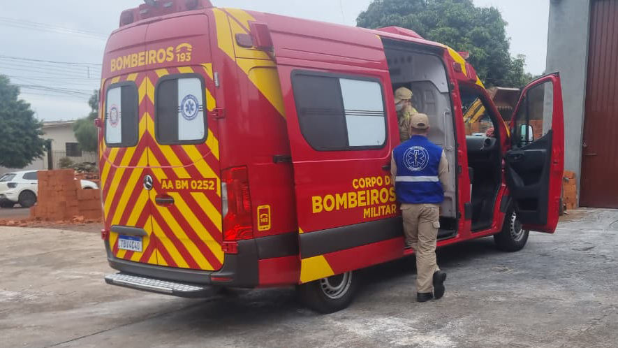 Atropelamento de criança mobiliza Siate no bairro Santa Cruz em Cascavel