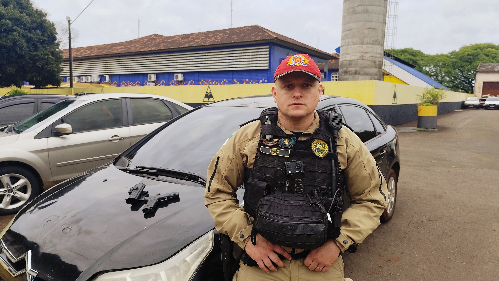 Capitão do BPRv explica como carro roubado em Pato Branco foi localizado em Cascavel
