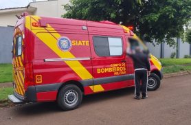 Mulher tem suspeita de fratura na coluna após acidente doméstico no Santa Cruz