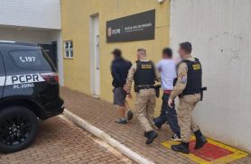 Após abordagem conturbada, suspeitos são encaminhados à Delegacia