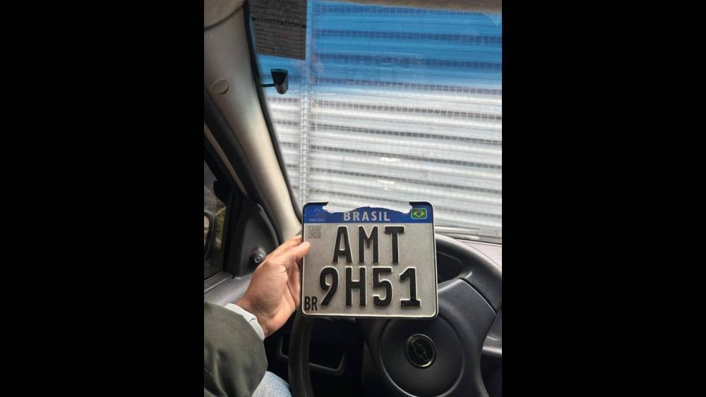 Imagem referente a Foi encontrada uma placa no bairro São Cristóvão