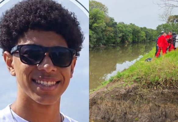 Irmãos testavam carro quando veículo caiu no Rio Iraí e jovem não resistiu