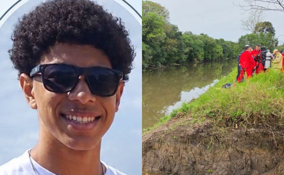 Imagem referente a Irmãos testavam carro quando veículo caiu no Rio Iraí e jovem não resistiu