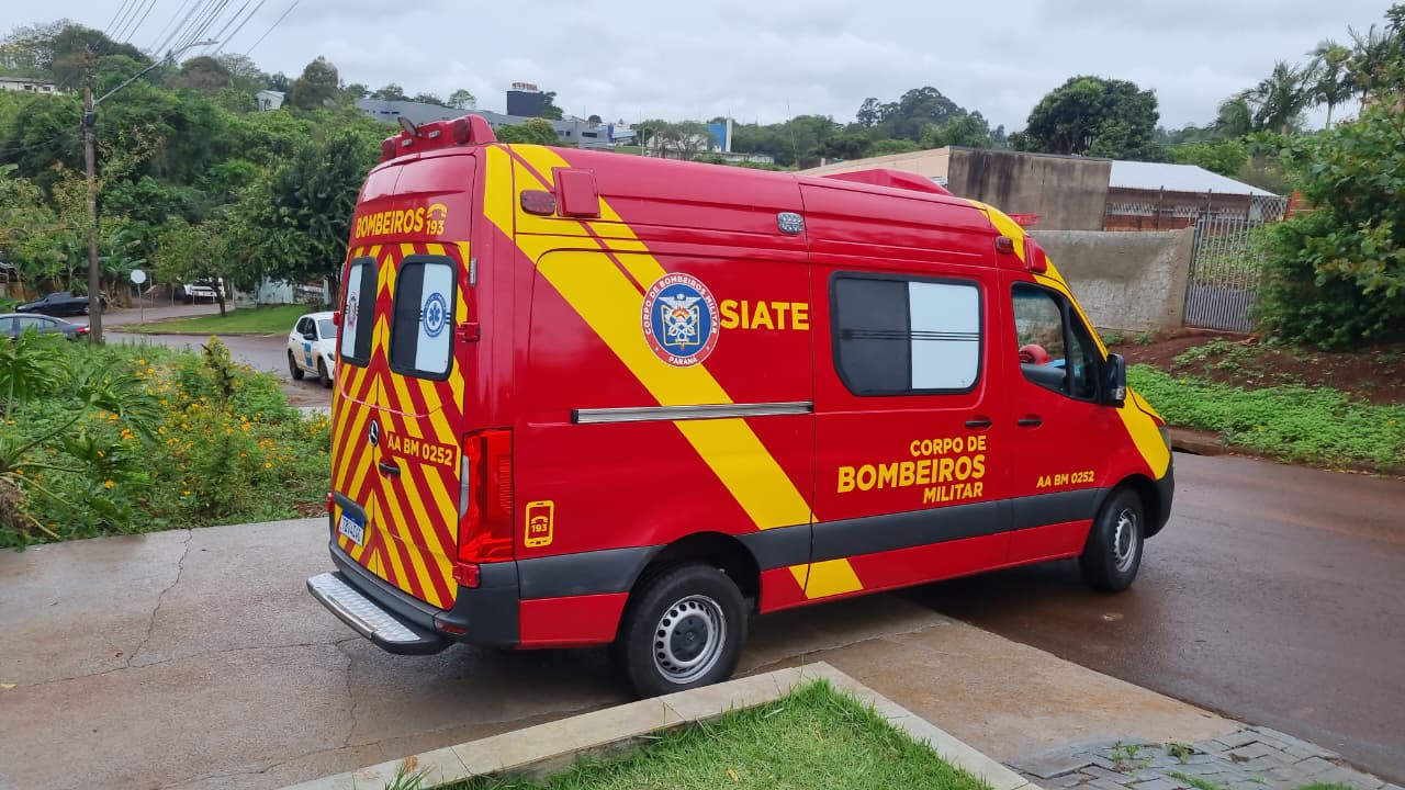 Queda dentro de casa deixa mulher de 73 anos ferida no bairro Santa Cruz em Cascavel