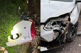 Polícia Civil apreende carro envolvido em acidente que matou motociclista na BR-369 em Corbélia