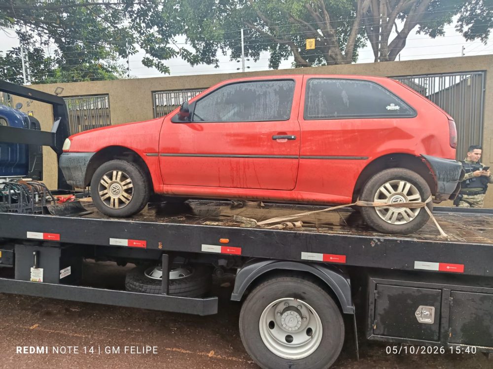 Imagem referente a Guarda Municipal recupera veículo com indicativo de furto no Bairro Santa Cruz