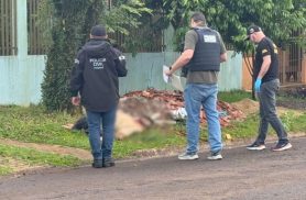 Homicídio é registrado na Rua Castro Alves em Santa Tereza do Oeste