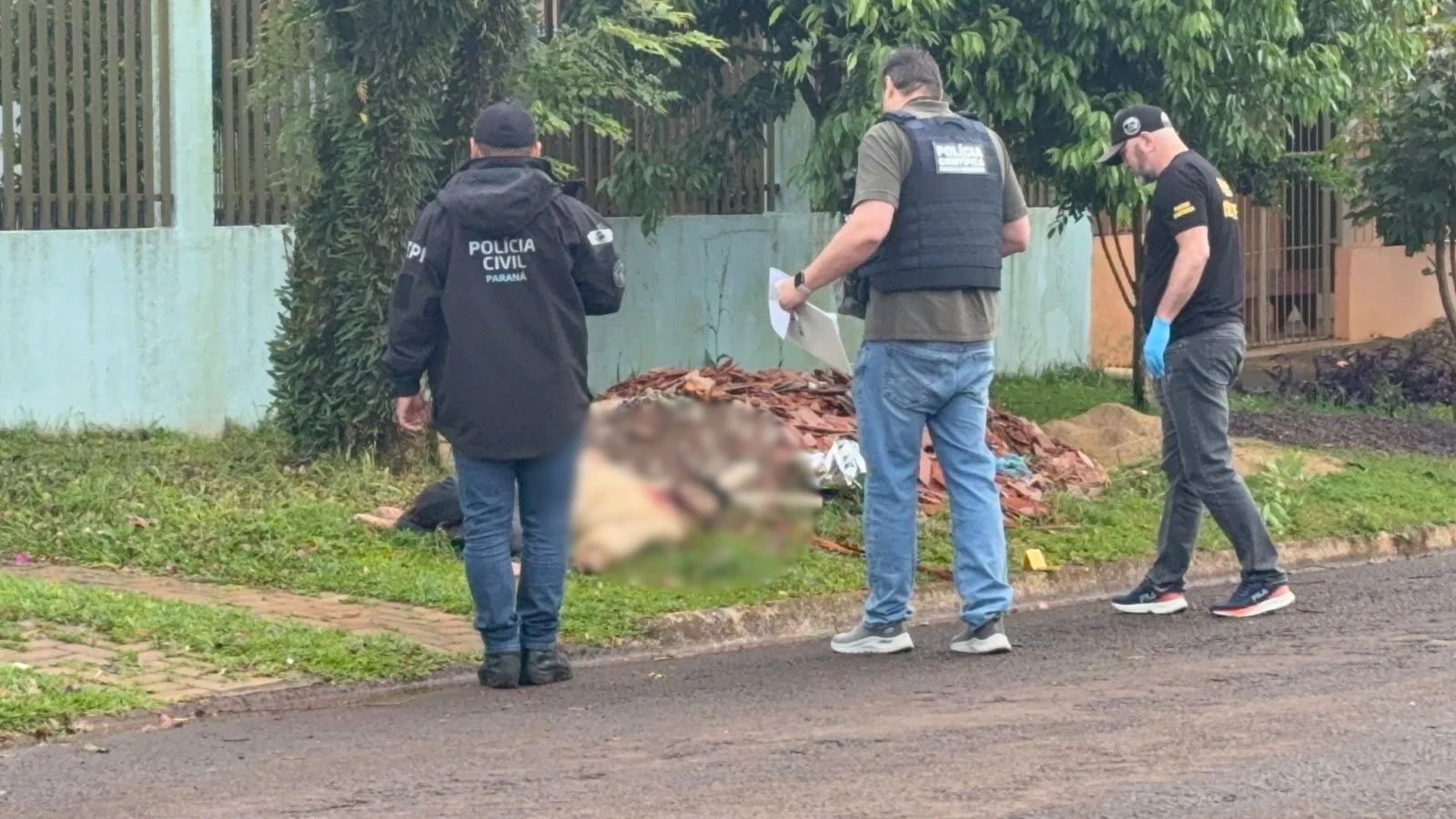 Homicídio é registrado na Rua Castro Alves em Santa Tereza do Oeste
