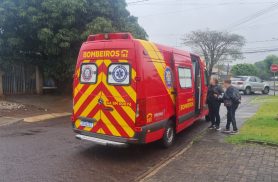 Queda dentro de casa deixa homem de 76 anos ferido no bairro 14 de Novembro em Cascavel