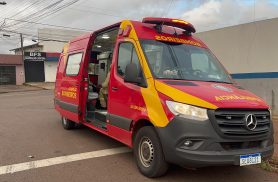 Acidente em Cascavel deixa idosa de 69 anos ferida no Bairro Brasília