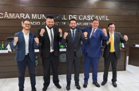 Câmara de Cascavel: Tiago Almeida é reeleito presidente para o biênio 2027/2028