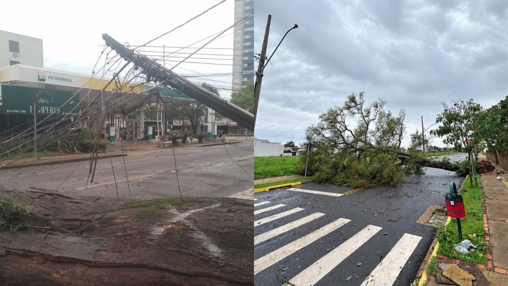 Imagem referente a Temporal no Oeste: Copel mobiliza 1.200 profissionais para religar energia de 10 mil imóveis