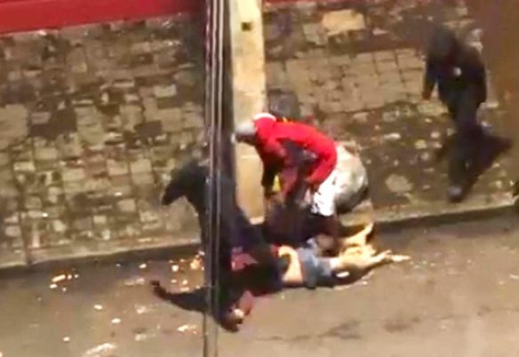 Vídeo mostra brutalidade de trio durante agressão a homem na região central de Cascavel