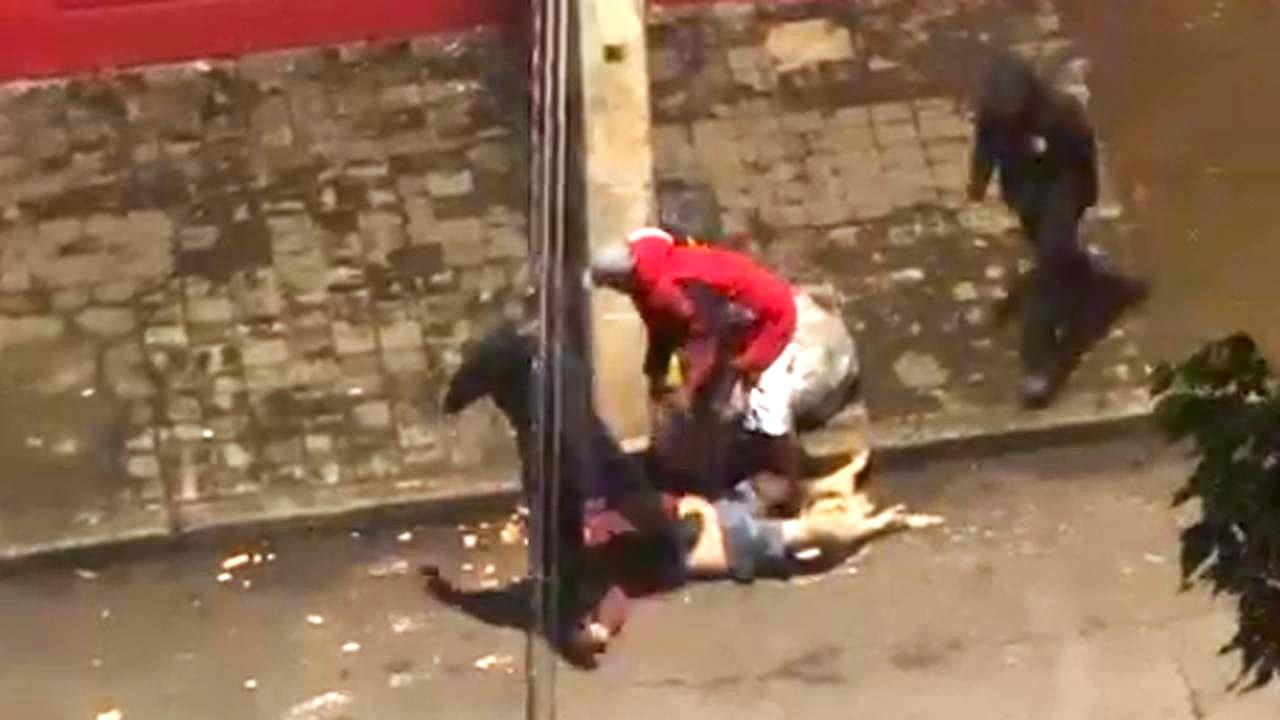 Vídeo mostra brutalidade de trio durante agressão a homem na região central de Cascavel