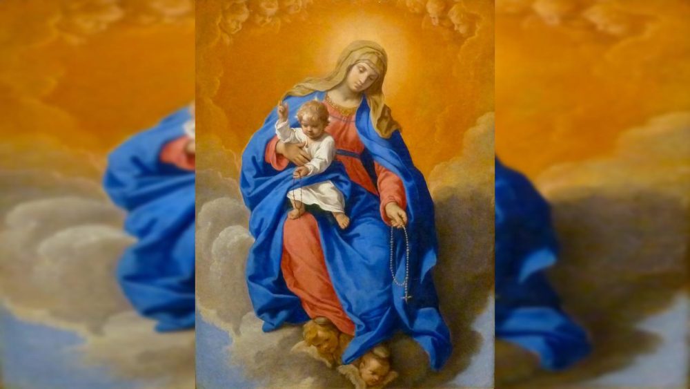 Imagem referente a Nossa Senhora do Rosário é celebrada nesta quarta-feira, 7 de outubro